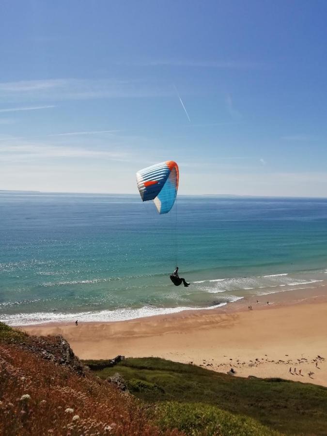 Les Terrasses Du Chateau Barneville-Carteret Esterno foto